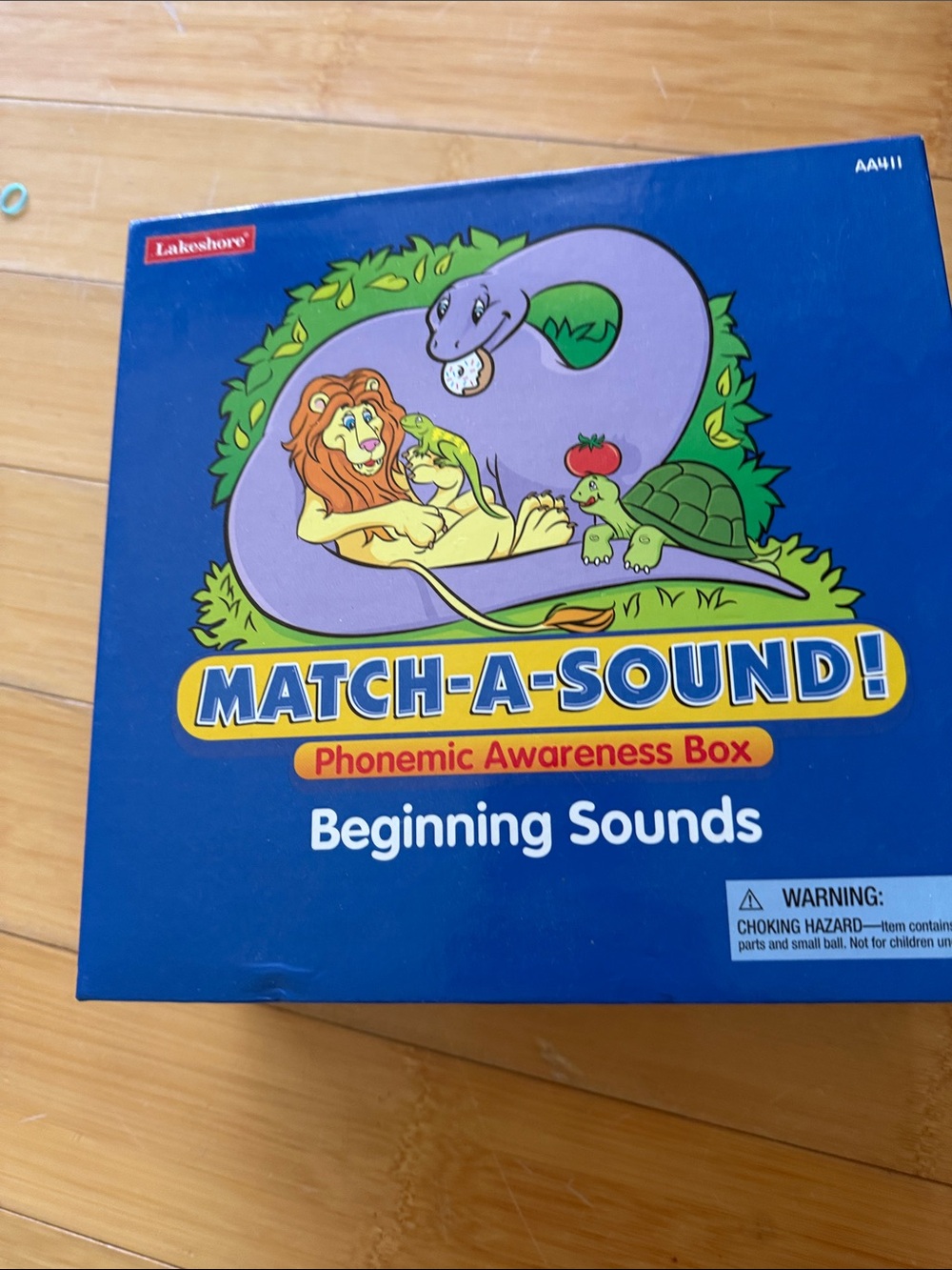 Lakeshore Match-A-Sound! Beginning Sounds - Blue Phonemic Awareness Box